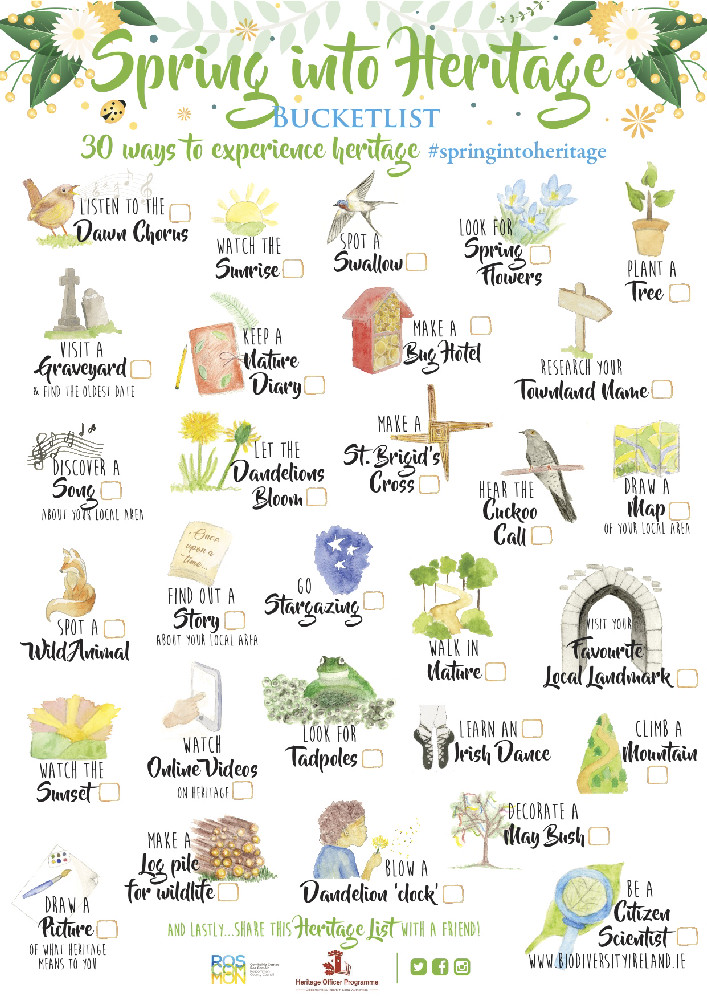 Bucket List, Spring into Heritage
